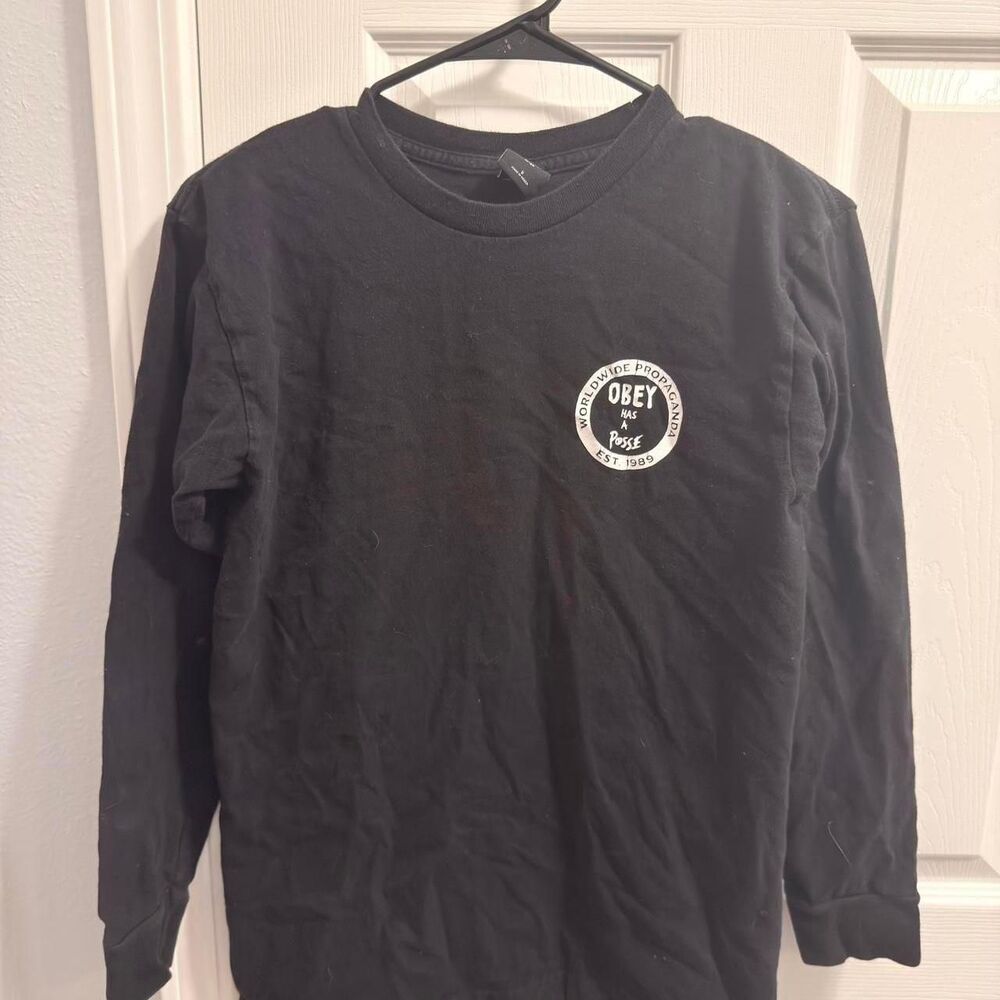 Obey Men's Black T-shirt